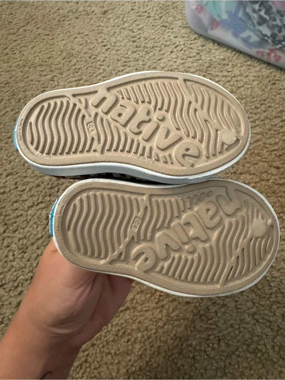 Native Kids Leopard Print Slip-Ons